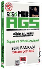 Yargı 2026 MEB-AGS Eğitim Bilimleri Ölçme ve Değerlendirme Soru Bankası Çözümlü - Tufan Genç Yargı Yayınları
