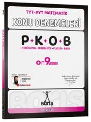 Barış YKS TYT AYT Matematik PKOB Permütasyon, Kombinasyon, Olasılık ve Binom Konu Denemeleri - Barış Çelenk Barış Yayınları