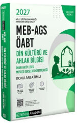 Pegem 2027 ÖABT MEB-AGS Din Kültürü Ahlak Bilgisi Öğretmenliği Konu Anlatımlı Pegem Akademi Yayınları