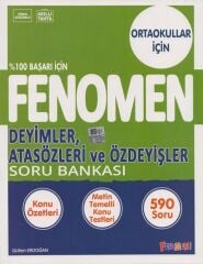 Fenomen Okul Yayınları 8. Sınıf Deyimler Atasözleri ve Özdeyişler Soru Bankası