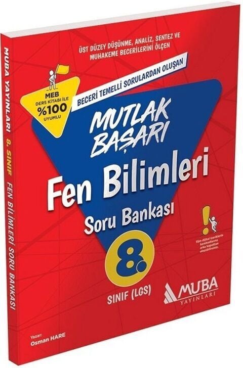 Muba Yayınları LGS 8. Sınıf Fen Bilimleri Mutlak Başarı Soru Bankası