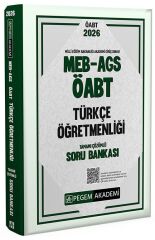 Pegem 2026 ÖABT MEB-AGS Türkçe Öğretmenliği Soru Bankası Çözümlü Pegem Akademi Yayınları