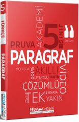 Pruva Akademi 5. Sınıf Paragraf Soru Bankası