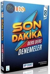 Yanıt Yayınları 8. Sınıf LGS Tüm Dersler Son Dakika Ders Ders Denemeleri