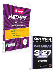 Karekök 2027 9. Sınıf Matematik Haftalık Takip Sınavları+EVP Akademi 3x27 Paragraf Deneme