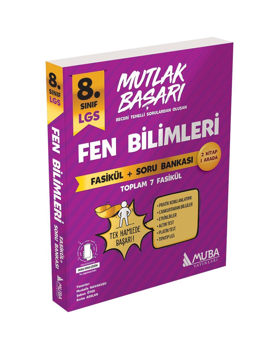 Muba Yayınları MB 8.Sınıf Fen Bilimleri Fasikül + Soru Bankası