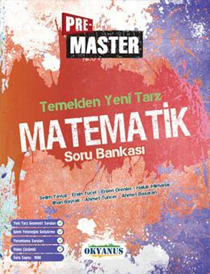 Okyanus Yayınları Matematik Premaster Soru Bankası
