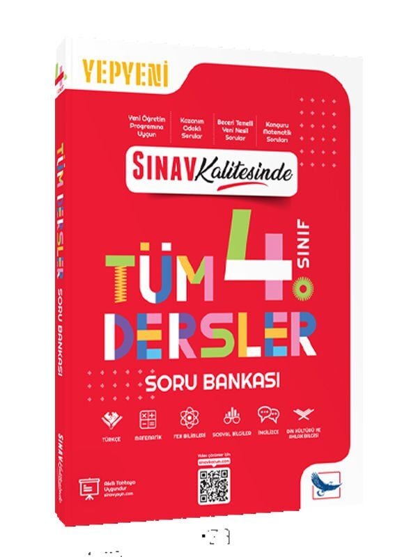 Sınav Yayınları Sınav Kalitesinde 4. Sınıf Tüm Dersler Soru Bankası