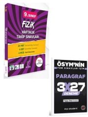 Karekök 2027 9. Sınıf Fizik Haftalık Takip Sınavları+EVP Akademi 3x27 Paragraf Deneme