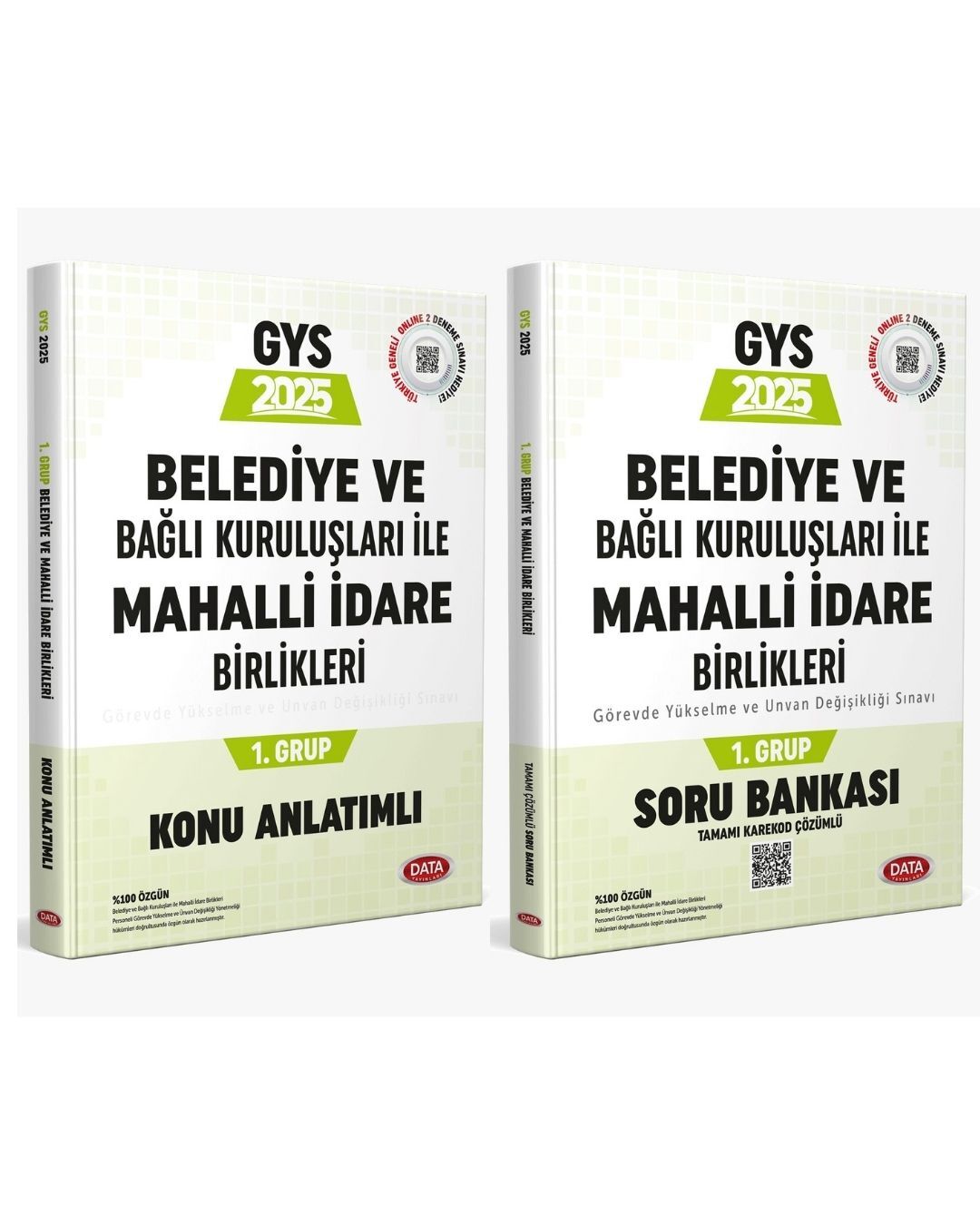 Data Yayınları 2025 Belediye ve Bağlı Kuruluşları İle Mahalli İdare Birlikleri 1. Grup Soru + Konu