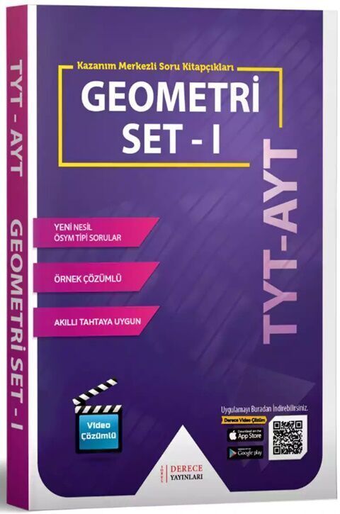 Derece Yayınları TYT AYT Geometri Set 1