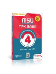 Sınav Yayınları MSÜ Tıpkı Basım Son 4 Yıl Çıkmış Çözümlü Sorular 2020-2023