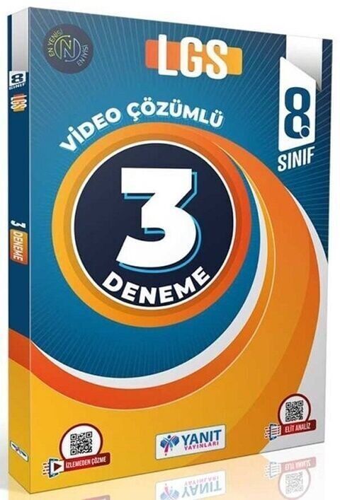 Yanıt Yayınları 8. Sınıf LGS 3 Deneme Video Çözümlü