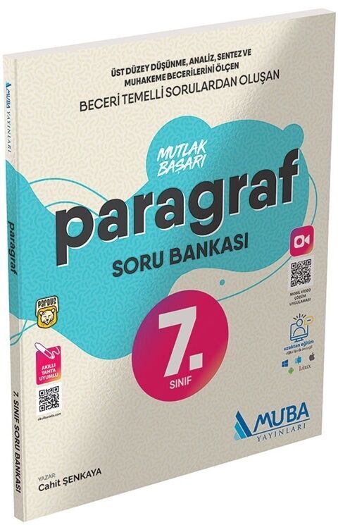 Muba Yayınları 7. Sınıf Paragraf Mutlak Başarı Soru Bankası