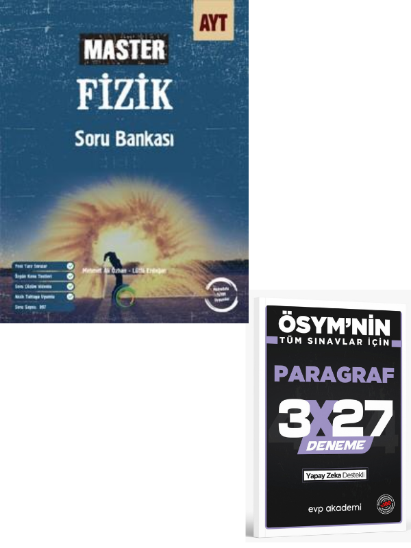 Okyanus 2027 AYT Fizik Master Soru Bankası+ EVP Akademi Paragraf