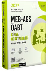 Pegem 2027 ÖABT MEB-AGS Kimya Öğretmenliği Konu Anlatımlı Pegem Akademi Yayınları