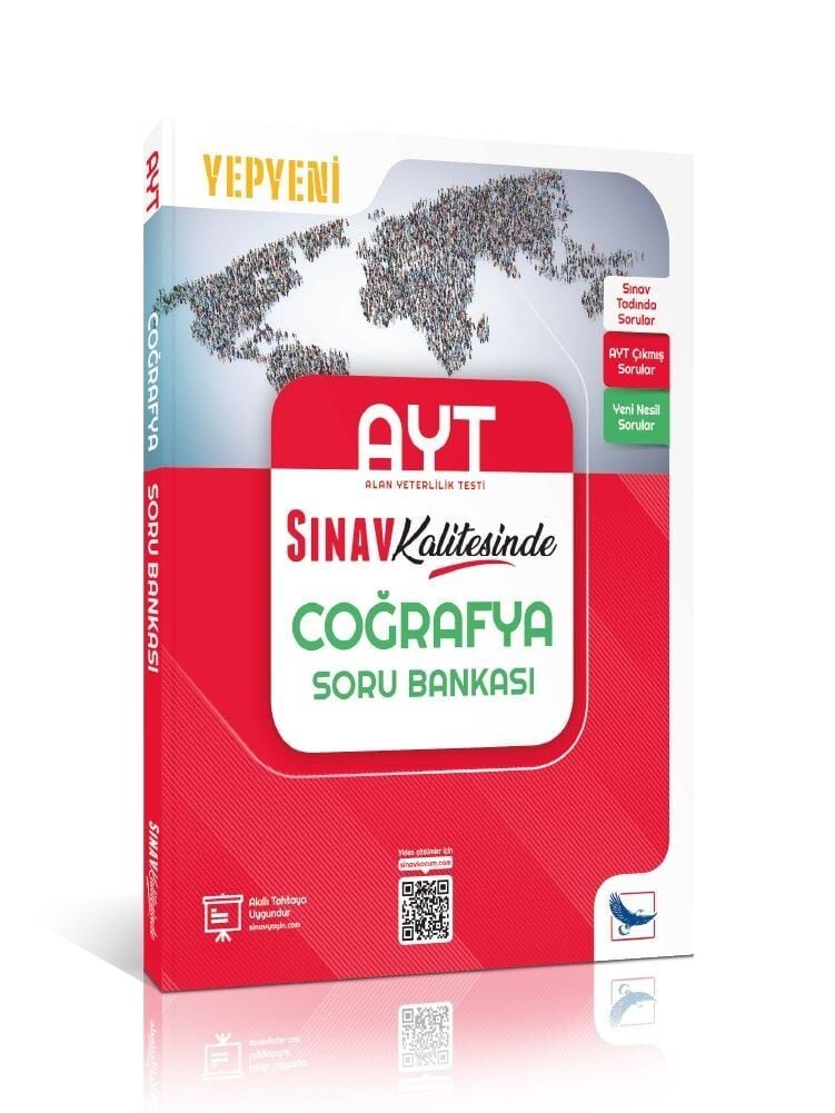 Sınav Yayınları 2024 Sınav Kalitesinde AYT Coğrafya Soru Bankası