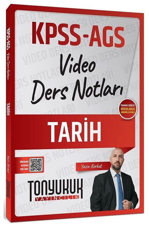Tonyukuk 2026 KPSS MEB-AGS Tarih Video Ders Notları - Yasin Korkut Tonyukuk Yayıncılık
