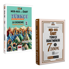 Yargı 2026 MEB-AGS ÖABT Türkçe Öğretmenliği 10 Deneme & MEB AGS ÖABT Türkçe Öğretmenliği 7 Deneme Pegem Seti