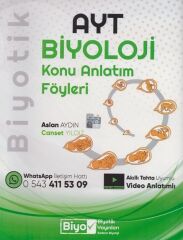 Biyotik Yayınları AYT Biyoloji Konu Anlatım Föyleri