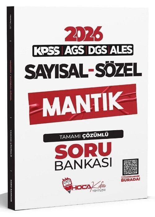 Hoca Kafası 2026 KPSS MEB-AGS DGS ALES Sayısal Sözel Mantık Soru Bankası Çözümlü Hoca Kafası Yayınları