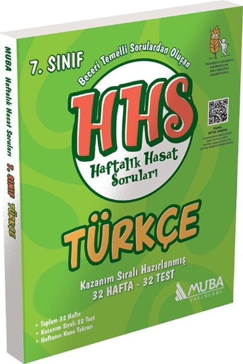 Muba Yayınları 7. Sınıf Türkçe Haftalık Hasat Soruları