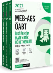 Pegem 2027 ÖABT MEB-AGS İlköğretim Matematik Öğretmenliği Konu Anlatımlı Modüler Set Pegem Akademi Yayınları