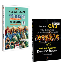 Yargı Yayınları 2026 MEB-AGS ÖABT Türkçe Öğretmenliği 10 Deneme & Dizgi Kitap Meb Ags ÖABT Meşale Türkçe Öğretmenliği İshak Atak Seti
