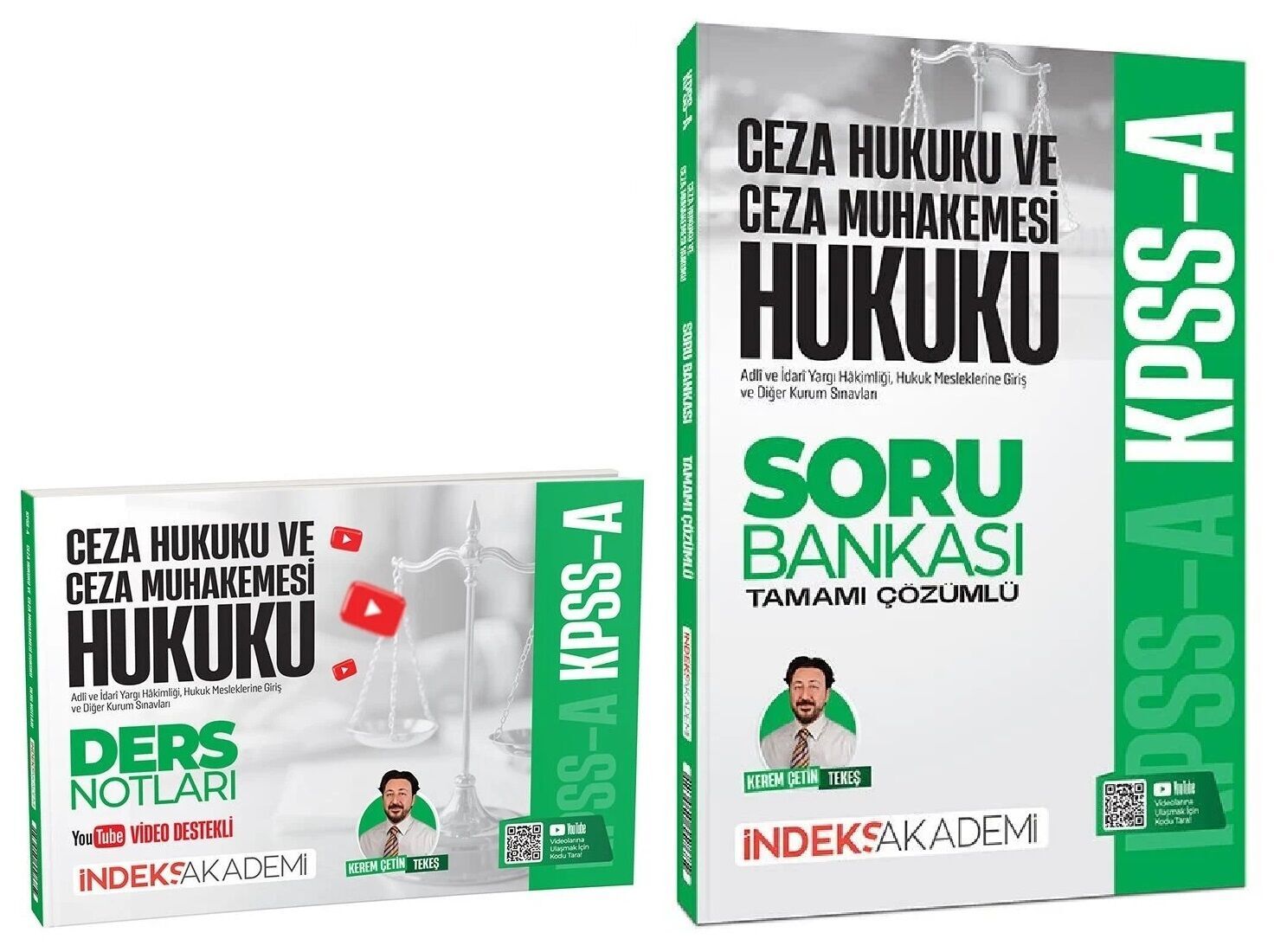 İndeks Akademi 2026 KPSS A Grubu Ceza Hukuku ve Ceza Muhakemesi Hukuku Video Ders Notları + Soru Bankası 2 li Set - Kerem Çetin Tekeş İndeks Akademi Yayıncılık(Kopya)