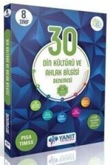 Yanıt Yayınları 8. Sınıf Din Kültürü ve Ahlak Bilgisi Video Çözümlü 30 Deneme