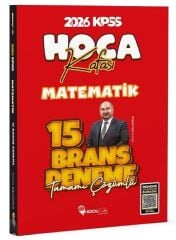 Hoca Kafası 2026 KPSS Matematik 15 Deneme Çözümlü - Güven Göllüoğlu Hoca Kafası Yayınları