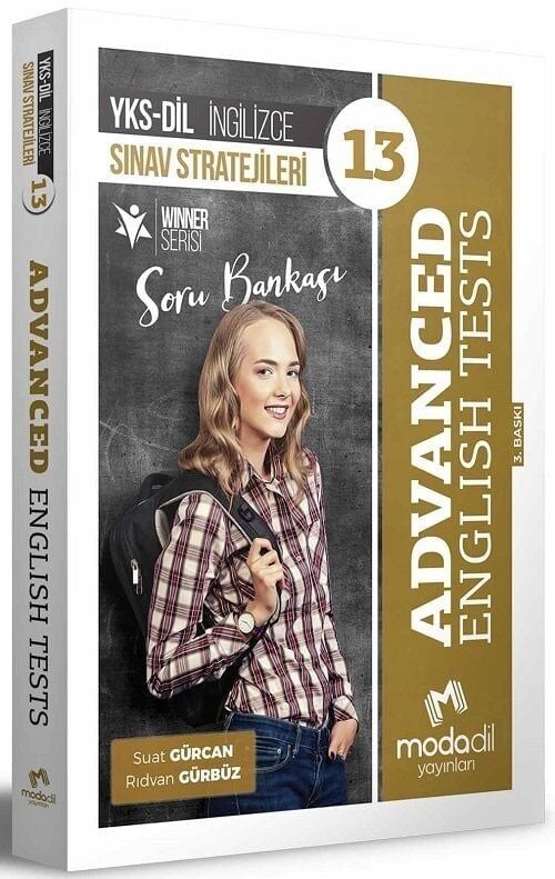 Modadil YKS DİL İngilizce Sınav Stratejileri-13 Advanced English Tests Modadil Yayınları