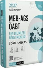 Pegem 2027 ÖABT MEB-AGS Fen Bilimleri Öğretmenliği Soru Bankası Çözümlü Pegem Akademi Yayınları