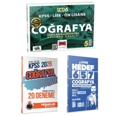 Benim Hocam 2026 KPSS Coğrafya Deneme & Yediikim KPSS Coğrafya Deneme & Yargı KPSS Coğrafya Harita Tablo ve Grafiklerle +5 Deneme Seti