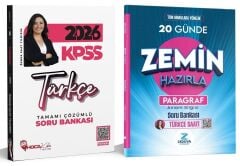 Hoca Kafası + Zeduva 2026 KPSS Türkçe + Paragraf 20 Günde Zemin Hazırla Soru Bankası 2 li Set - Öznur Saat Yıldırım Hoca Kafası + Zeduva Yayınları