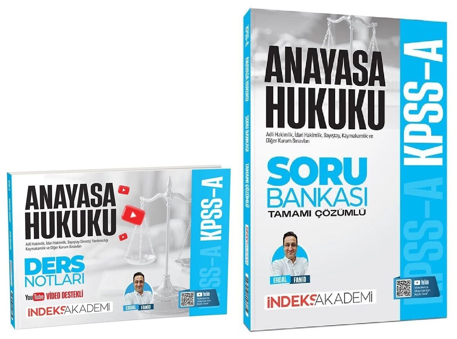 İndeks Akademi 2026 KPSS A Grubu Anayasa Hukuku Video Ders Notları + Soru Bankası 2 li Set - Erdal Fanid İndeks Akademi Yayıncılık