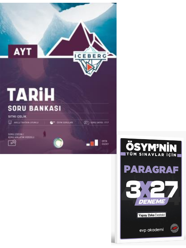 Okyanus 2027 AYT Tarih Iceberg Soru Bankası+ EVP Akademi Paragraf