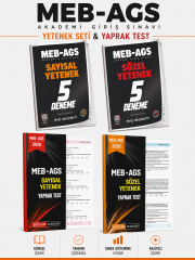 Pegem 2026 MEB AGS Sözel Mantık Sayısal Mantık Yaprak Test & EVP Akademi Deneme Seti
