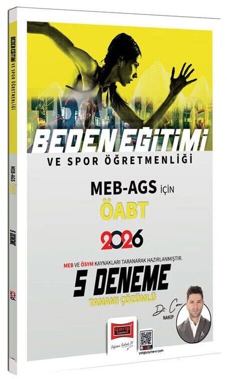 Yargı Yayınları 2026 ÖABT MEB AGS Beden Eğitimi ve Spor Öğretmenliği Tamamı Çözümlü 5 Deneme