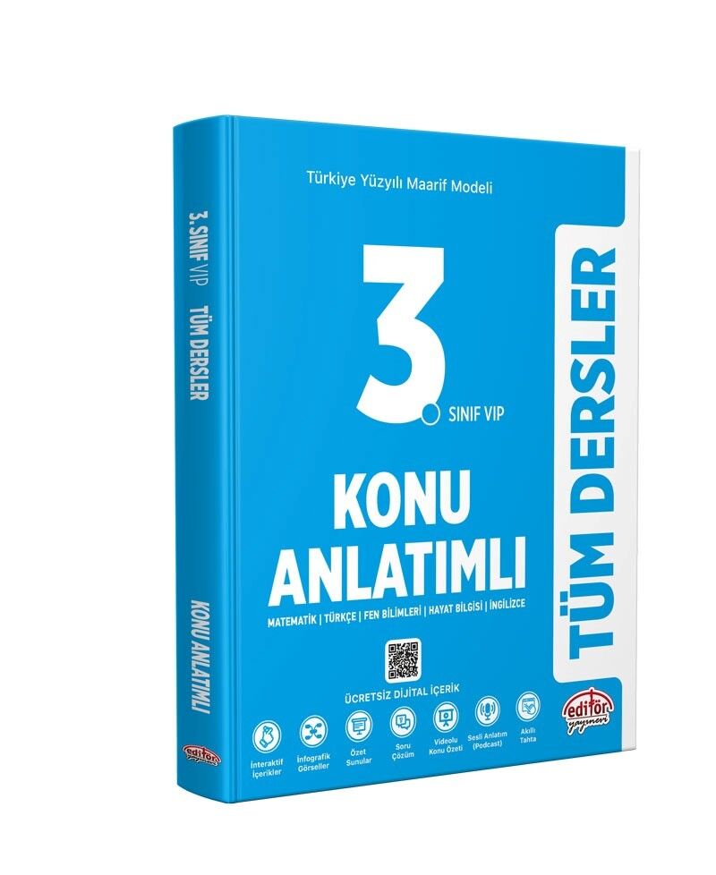 Data Yayınları 3. Sınıf Tüm Dersler Maarif Model Konu Anlatımlı