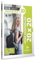 Modadil YKS DİL İngilizce Sınav Stratejileri-10 20x20 Mini Denemeler Modadil Yayınları