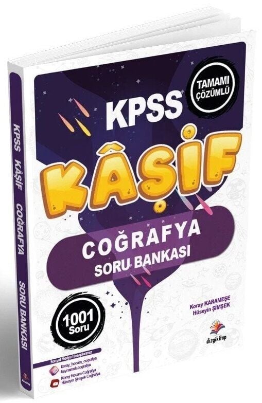 Dizgi Kitap KPSS Coğrafya KAŞİF Soru Bankası Çözümlü Dizgi Kitap
