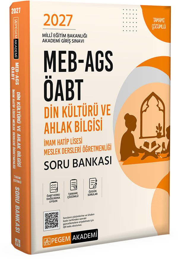 Pegem 2027 ÖABT Din Kültürü ve Ahlak Bilgisi Öğretmenliği Soru Bankası Çözümlü Pegem Akademi Yayınları