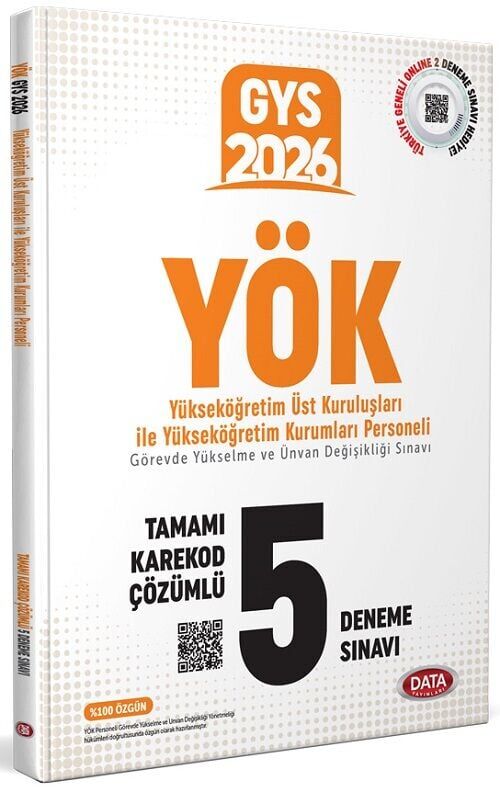 Data 2026 GYS YÖK Yükseköğretim Kurumları Personeli 5 Deneme Görevde Yükselme Data Yayınları