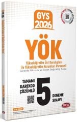 Data 2026 GYS YÖK Yükseköğretim Kurumları Personeli 5 Deneme Görevde Yükselme Data Yayınları