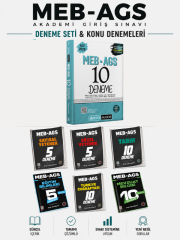 Pegem 2026 MEB AGS 10 Deneme & EVP Akademi MEB AGS 45 Deneme Yazılı Çözümlü Seti