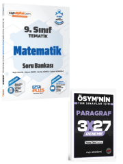Çap 2027 9. Sınıf Matematik Tematik Plus Soru Bankası+ EVP Akademi Paragraf