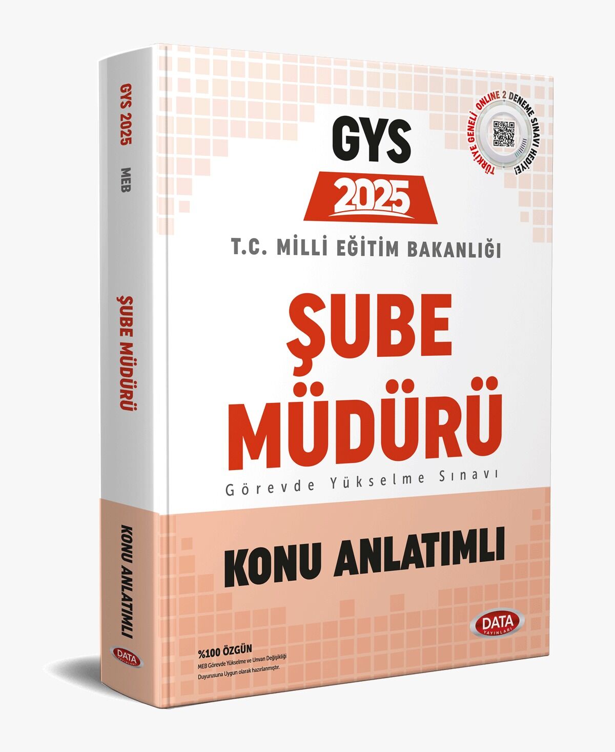 Data Yayınları 2025 GYS MEB Şube Müdürlüğü Konu Anlatımlı Hazırlık Kitabı