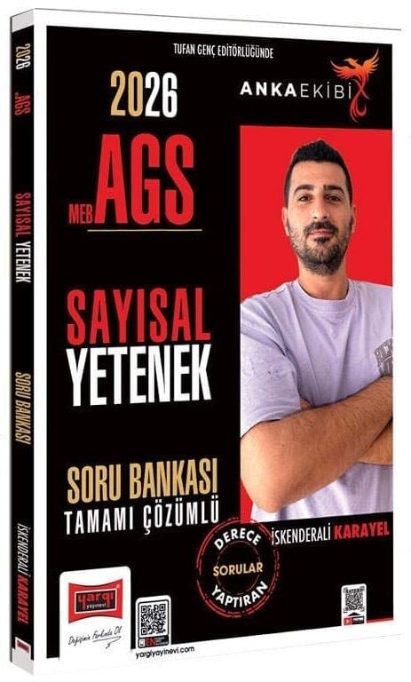 Yargı Yayınları 2026 MEB AGS Anka Ekibi Sayısal Yetenek Tamamı Çözümlü Soru Bankası