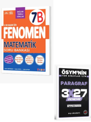 Fenomen 2027  7. Sınıf Matematik B Fenomen Soru Bankası+EVP Akademi Paragraf